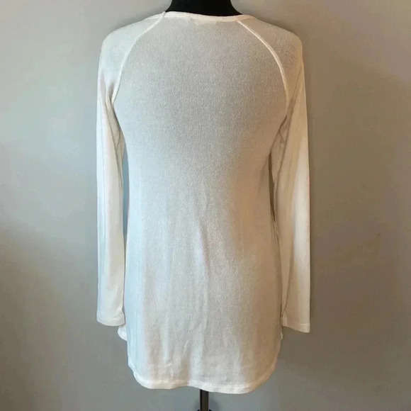 Soft Surroundings | Cream Long Sleeve Sweater - Picture 3 of 6